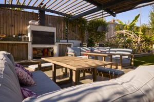 Custom pergola design 