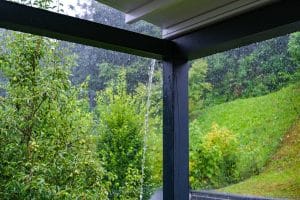 Storm-proof patio design