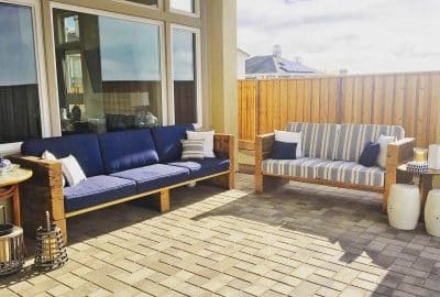 Sustainable patio design